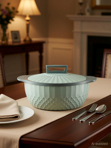 Trueware Eternity Inner Steel Outer Plastic PU Insulated Thermoware Casserole