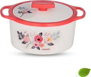 ट्रूवेयर Florra 900 ML Inner Steel Serving, BPA Free, 100% Food Grade थर्मोवेयर कैसरोल