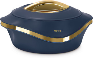 MILTON Pearl 1500 Inner Stainless Steel Casserole, 1.27 Litres, Blue Serve Casserole
