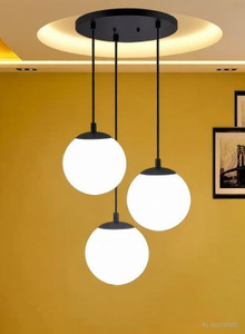 Energia 3 Milky Doom Chandelier - Image 6