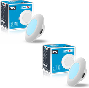 ELLEYS ZONO 3 Watt Junction Box Led Ceiling Light|BIS Certified|( BLUE ) Pack of 2 Cob Light Ceiling Lamp