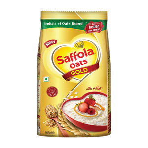 Saffola Oats Gold, Rolled Oats with Millet, 500g - Image 6