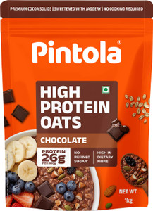 Pintola 26g High Protein Oats, Dark Chocolate, No Refined Sugar - Image 1