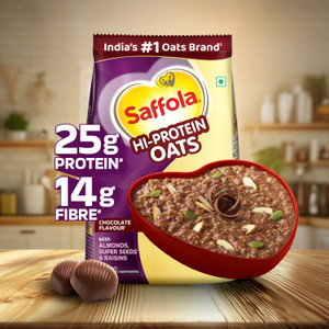 Saffola Hi-Protein Oats, 25g with Almonds, Raisins & Super Seeds - Image 6
