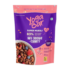 Yogabar Muesli Dark Chocolate & Cranberry 450g - Image 6