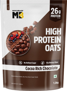 MUSCLEBLAZE High Protein Oats, Cocoa Rich Chocolate, 26g - Image 6