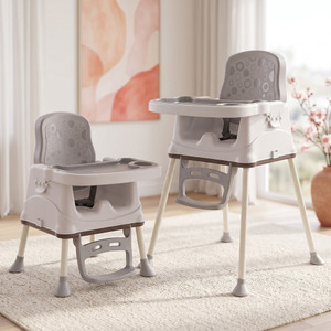 StarAndDaisy Baby High Chair with Adjustable Height, Removable Tray & Safety Belt