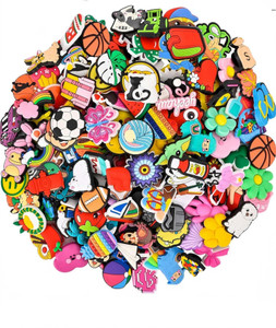 Questsole Shoe Charms (Pack Of 12) Different Characters Rubber