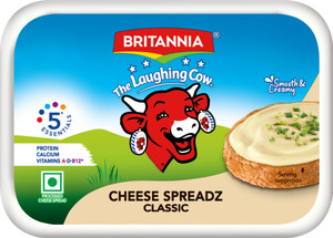 Britannia The Laughing Cow Classic Spreadz Plain Cheese