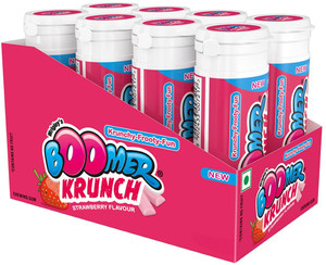 Boomer Krunch Showbox Strawberry Chewing Gum