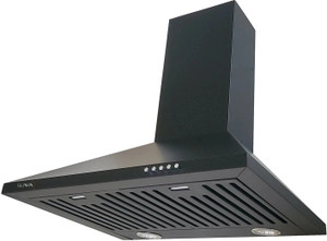 RUWA Citrine Black 60 Wall Mounted Black 1100 CMH Chimney