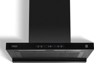 Hindware Darcia BLDC 90CM Auto Clean Wall Mounted Black 1500 CMH Chimney