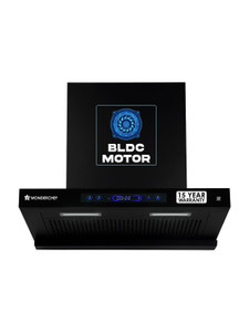 WONDERCHEF Ultra Sleek 1800 CMH 60 cm Filterless BLDC Motor Motion Sensor + Touch Control Auto Clean Chimney