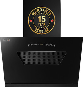 BLOWHOT Divina 75cm, Filterless Technology, Motion Sensor, 15-Year Motor Warranty 1500 CMH 75 cm Auto Clean Chimney