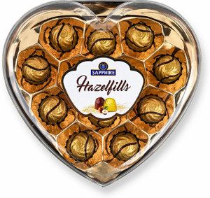 Sapphire Hazelfills - Milk Choco with Hazelnut Flavored Cream T12 Truffles