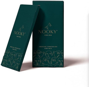 Nooky Premium Dark Chocolate for Him to Uplift Mood Ideal for Men Bars