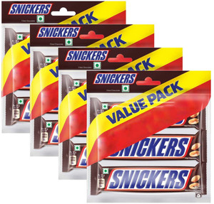 Snickers Value Pack Peanut Filled Chocolates Bars, Loaded with Nougat & Caramel