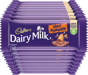Cadbury Dairy Milk Roast Almond Chocolate Bars