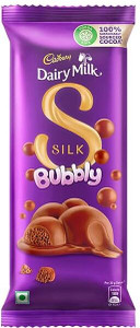 Cadbury Dairy Milk Silk Bubbly Chocolate Bar Bar Gift Pack