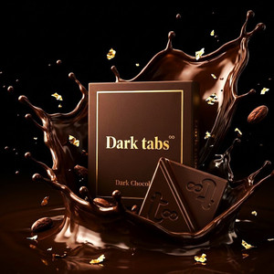 Dark Tabs Chocolate for Romance | Mood Uplifting Tabs Chocolate for Couples | Gift Pack Bars