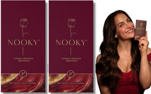 Nooky Tempting Delights for uplifing mood Luxury Dark Chocolate for Couples Bars
