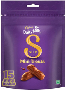 Cadbury Dairy Milk Silk Mini Treats Chocolate Bar 153g Brittles Gift Pack