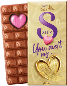 Cadbury Dairy Milk Silk Valentine's Heart Blush Chocolate Bar Bars