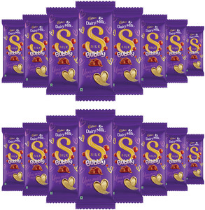 Cadbury Dairy Milk Silk Bubbly Valentine's Gift Pack Chocolate Bars