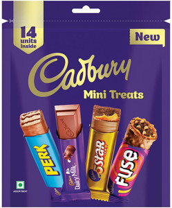 Cadbury Assorted Mini Treats Chocolate Bars Bar Gift Pack