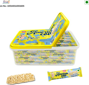 HUGS American Cow Container - White Chocolate Cereal Bar | Tasty Oat Chocolate Snack Bar