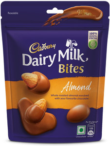 Cadbury Dairy Milk Bites Almond Chocolate Bars