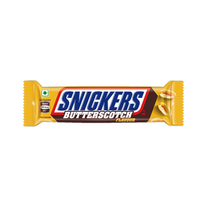 SNICKERS Butterscotch Flavour Chocolate Bar, Loaded with Caramel & Nougat Bar