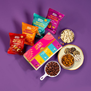 OPEN SECRET Festive Chocolate and Flavoured Dry Fruits Cookies Gift Hamper Bites