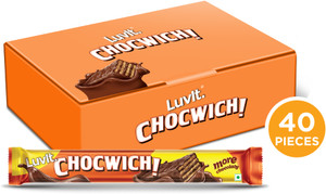 LuvIt Chocwich Brown Crispy Wafer Chocolates | Crunchy & Delicious | Bars