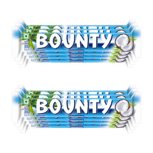 BOUNTY Coconut Chocolate Bar | Coconut Filled Chocolate | Soft & Tender Coconut Bar