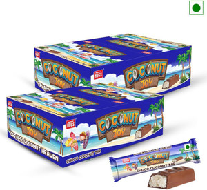 HUGS Coconut Joy Chocolates Box - Coconut Filled Chocolate Pack Of 2 Bar