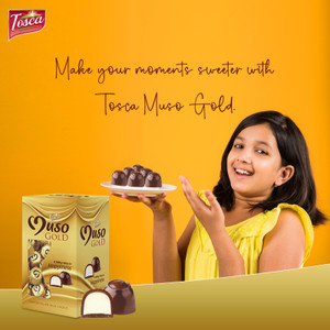Tosca Muso Gold Chocolate Box - Center Filled Milk Chocolate | Tasty Chocolate Truffles