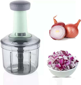 VEKSOR by Veksor 900ml Push Chopper: Effortless Vegetable & Fruit Chopper