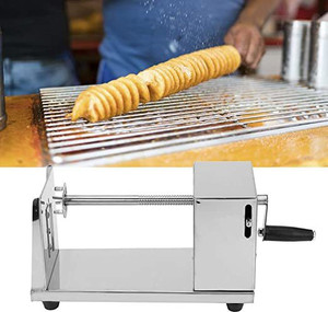 SMBT Trendy Steel Twister Curly Spiral French Fry Tornado Potato Slicer Cutter Potato Grater & Slicer