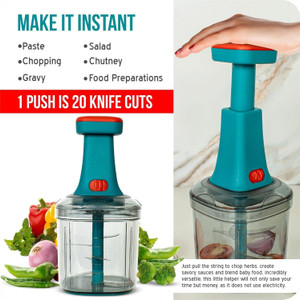 PSA by PSA Chop Push Chopper Manual Hand Press Push Chopper Vegetable Chopper