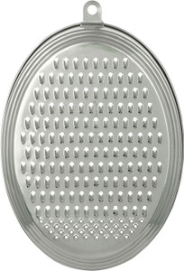 Bekner Stainless Steel Oval Handy Grater Vegetable & Fruit Grater & Slicer