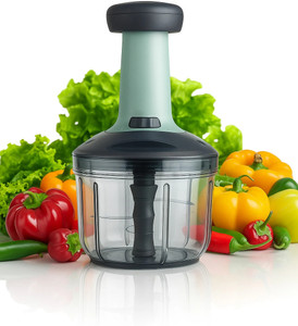 Excellent by YOUONE Push Chopper for Effortless Chopped Vegetable & Fruits Mixer Cutter to Cut Onion Vegetable & Fruit Chopper
