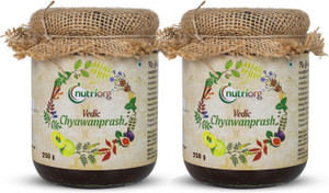 Nutriorg Chyawanprash|Sugar-Free|48 Herbs|Made with Honey