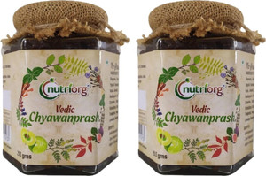 Nutriorg Vedic Chyawanprash - Made from 54 Organic Herbs (250x2))