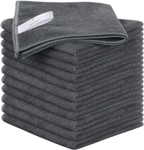 SHOWSTOPPER Large 13" x13” Highly Absorbent Microfiber Towels Cleaning Rags Dry Microfiber Cleaning Cloth