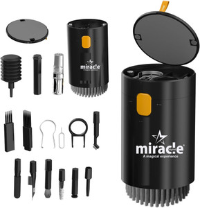 Miracle Digital 20 in 1 Black Multipurpose Device Cleaner Cleaning Kit for Mobiles, Computers, Laptops