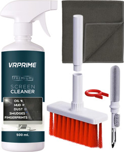 VRPRIME 500ML Laptop Cleaning Kit Screen Cleaner With Large Microfibre Cloth for Computers, Laptops, Mobiles