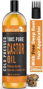 WishCare Premium Cold Pressed Castor Oil For Hair and Skin Hair Oil