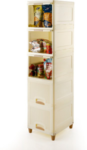 KWINTAS Set of 5 foldable closet NEW Plastic 5 Door Wardrobe
