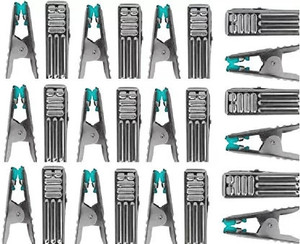 अन्ने-की 24 PCs steel clips for clothes clothes clip steel stainless steel clothes pins स्टेनलेस स्टील क्लॉथ क्लिप्स